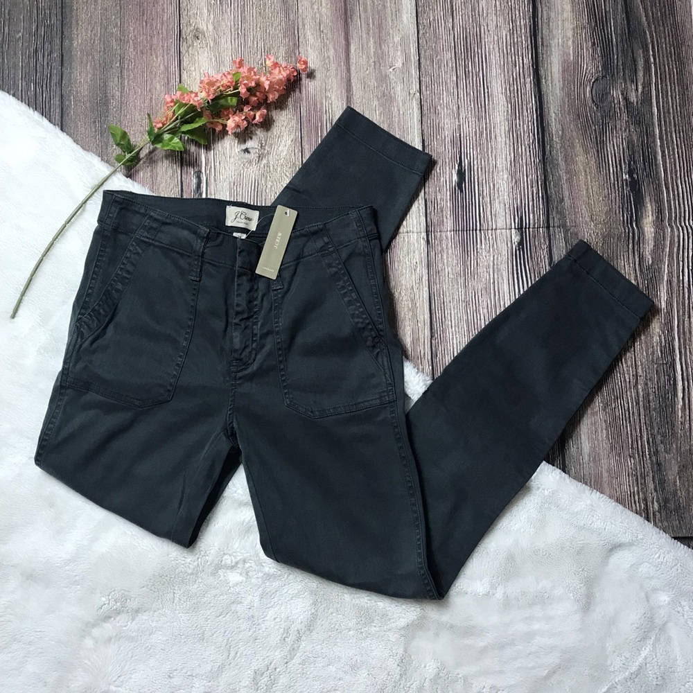 J. crew Gray Cargo Skinny Pants Chinos